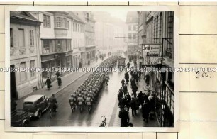 Aufmarsch der Ordnungspolizei