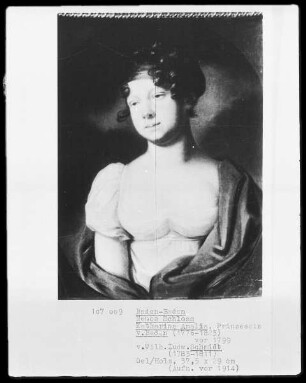 Katharina Amalia, Prinzessin von Baden, seit 1799 Stiftdechantin von Quedlinburg (1776-1823)