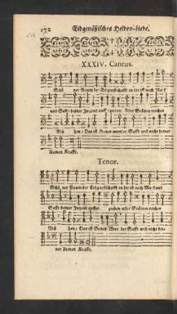 XXXIV. Cantus.