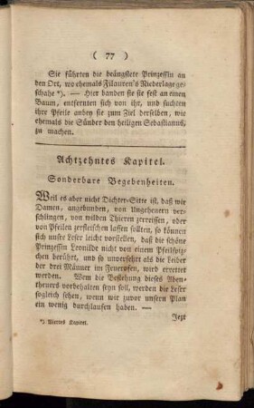 Achtzehntes Kapitel. Sonderbare Begebenheiten.