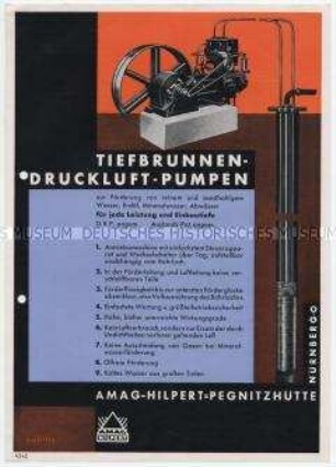 Tiefbrunnen-Druckluft-Pumpen