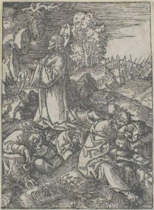 Christus am Ölberg, Blatt 27 (von 66) aus der Serie "Die Kleine Passion"