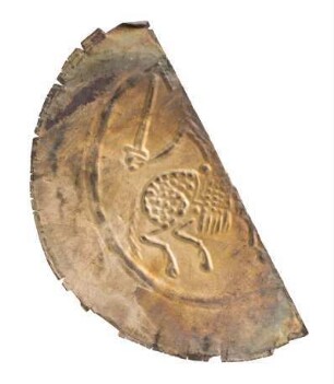 Münze, Brakteat (Hälbling), um 1200