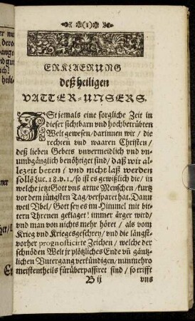 Erklaerung deß heiligen Vater-Unsers.