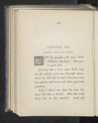 Chapter XXI. Another treat for Johnny.