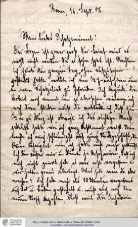 Brief vom 16.09.1908