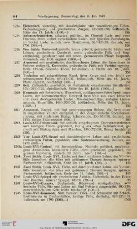 Donnerstag, den 8. Juli 1943, Beginn 14 Uhr