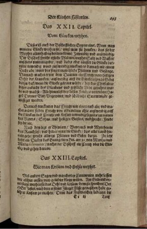Das XXIII. Capitel. Wie man Krisam und Oehle weyhet