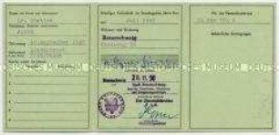 Ausweis für Vertriebene und Flüchtlinge - Personenkonvolut