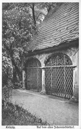 Leipzig: auf dem alten Johannisfriedhof