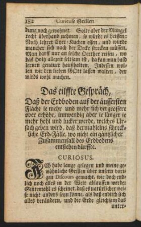 Das eilffte Gespräch