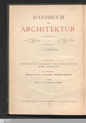 Wasch- und Desinfektions-Anstalten