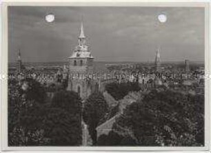 Lüneburg, Blick vom Kalkberg auf die Stadt