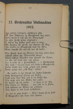 77. Großreuther Weihnachten 1903.