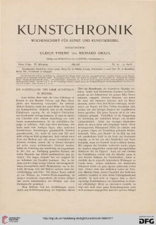 Heft 21 (14. April 1898)
