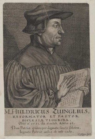 Bildnis des Huldricus Zuinglius
