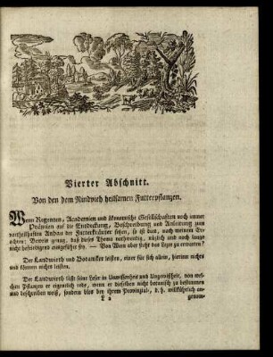 Vierter Abschnitt. Von den dem Rindvieh heilsamen Futterplanzen.