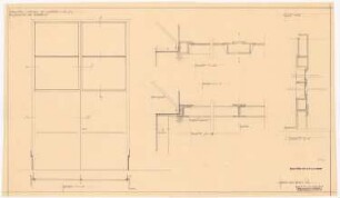 Kabelwerk Dr. Cassirer, Berlin-Spandau: Ansicht und Schnitte der Nordfront 1:10