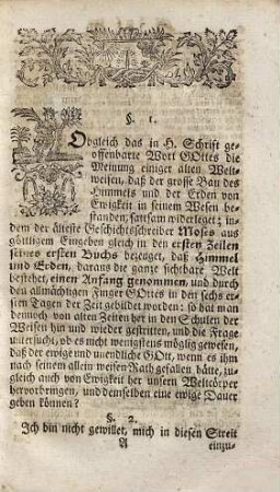 Astronomisches Bedenken Ueber die Frage Ob der bevorstehende Untergang der Welt natürlicher Weise entstehen, Ins besondere Durch Annäherung eines Cometen zur Erden werde befördert werden : Auch binnen vier Jahren ein Schreckliches Vorspiel desselben zu erwarten ; Nebst einer vollständigen Nachricht des Cometen welcher vom December des 1743ten Jahres an noch jetzo erscheinet