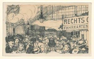 Auf dem Bahnhof