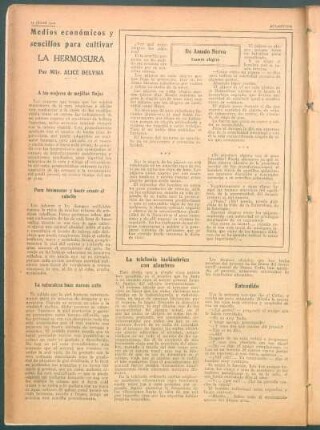 Medios económicos y sencillos para cultivar la hermosura