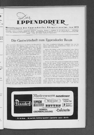 Die Gastwirtschaft zum Eppendorfer Baum