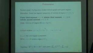 Critical percolation on networks with given degrees