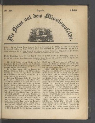 N° 12. Dezember. 1865