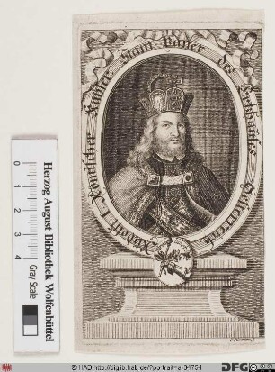 Bildnis Rudolf I. von Habsburg, deutscher König (reg. 1273-91)