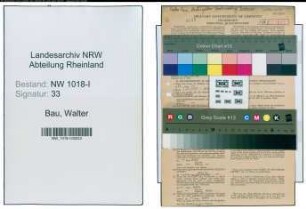 Entnazifizierung Walter Bau , geb. 04.07.1909 (Stadtinspektor)
