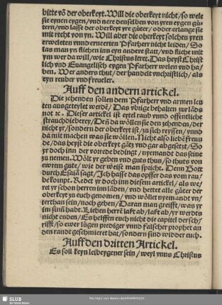 Auff den andern Artickel