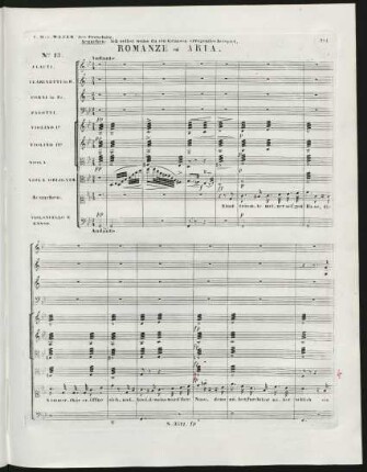 No. 13. Romanze ed Aria: Einst träumte meiner sel'gen Base