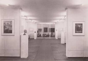 Raumaufnahmen der 2. Deutschen Kunstausstellung August/Oktober 1949