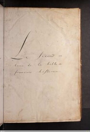 2: Le second volume de la bible en francois historiée