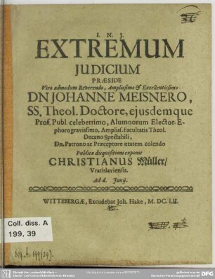 Extremum judicium