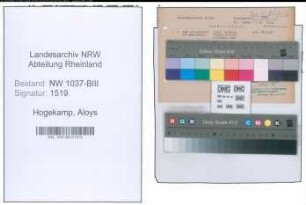Entnazifizierung Aloys Hogekamp , geb. 23.06.1914 (Arbeiter)