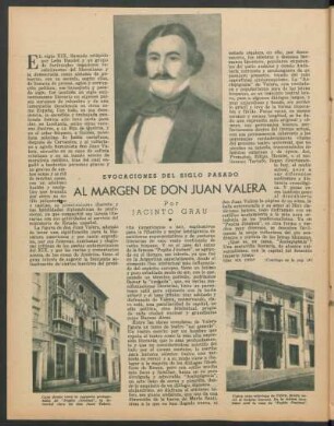 Evocaciones del siglo pasado : Al margen de Don Juan Valera