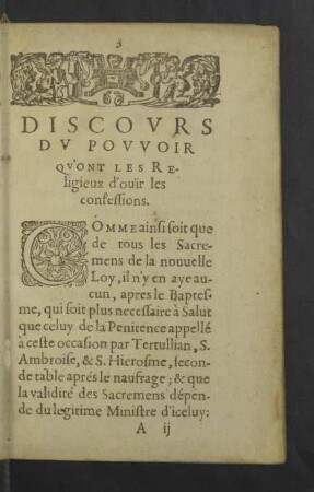 Discours du pouvoir