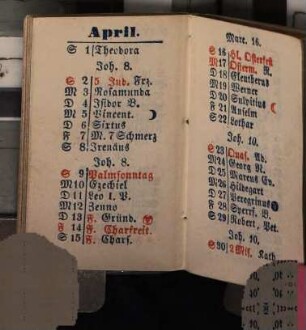 Taschen-Kalender : für das Jahr ..., 1854