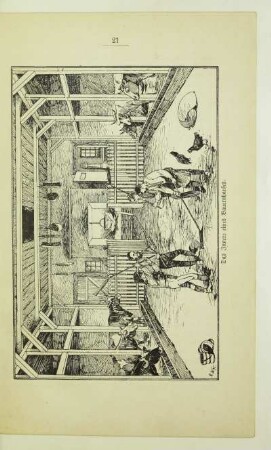 Das Innere eines Bauernhauses