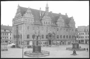 Wittenberg. Markt und Rathaus
