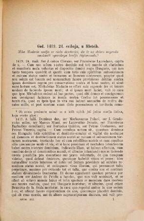 Listine o odnošajih izmedju južnoga slavenstva i Mletačke Republike. 8, Od godine 1420 do 1424