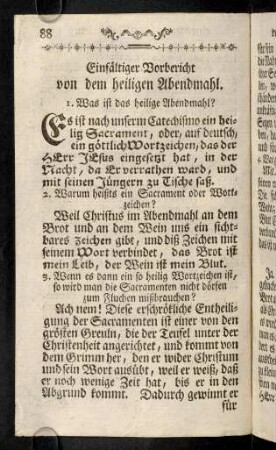 88-110, Was ist das heilige Abendmahl?