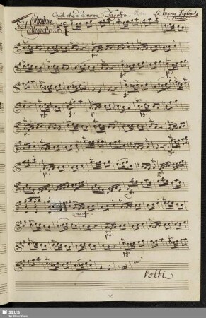 521. Cavatina: Quel che d'amore si chiama / Piccinni, N.