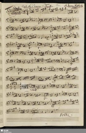 521. Cavatina: Quel che d'amore si chiama / Piccinni, N.