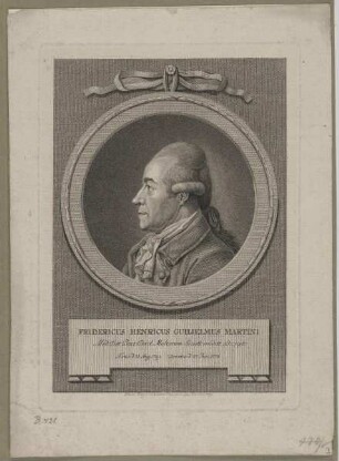 Bildnis des Fridericus Henricus Guilielmus Martini