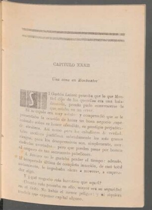 Capítulo XXXII - Una cena en Montmartre