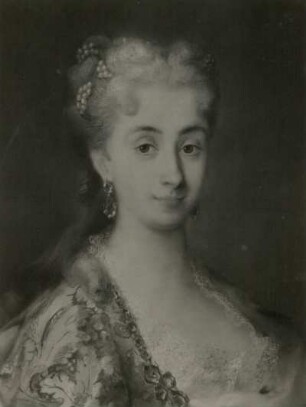 Carriera, Rosalba. Weibliches Bildnis. Pastell; 52,5 x 41 cm. Dresden: Staatliche Kunstsammlungen, Galerie Neue Meister Kat. 1980 Nr. P 107