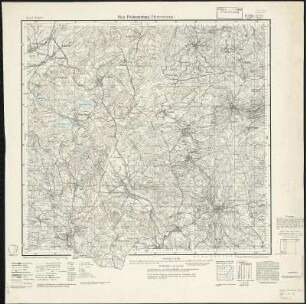 Meßtischblatt Freiensteinau (Hintersteinau) : Freiensteinau (Hintersteinau). - Bearb. 1911, Nachtr. 1928, einz. Nachtr. 1933. - 1:25000. - Darmstadt: Hess. Landesvermessungsamt, 1933. - 1 Kt.