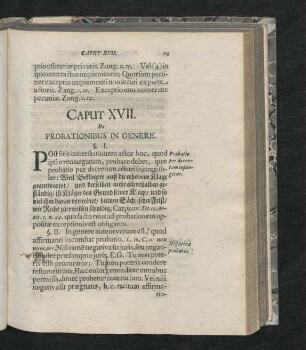 Caput XVII. De Probationibus In Genere.